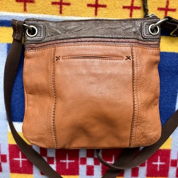 The Sak Genuine Leather Multi Color Crossbody Purse - Picture 3 of 16